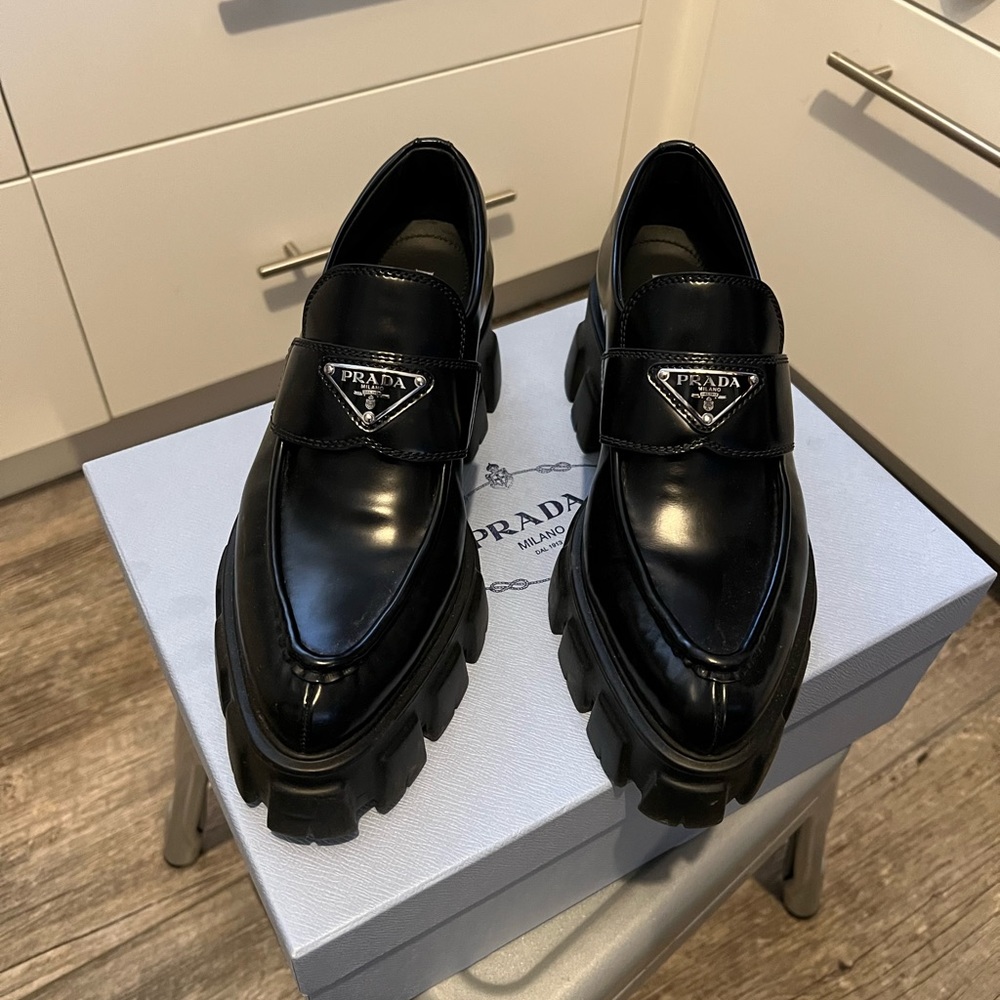 Prada Monolith Loafers size 39